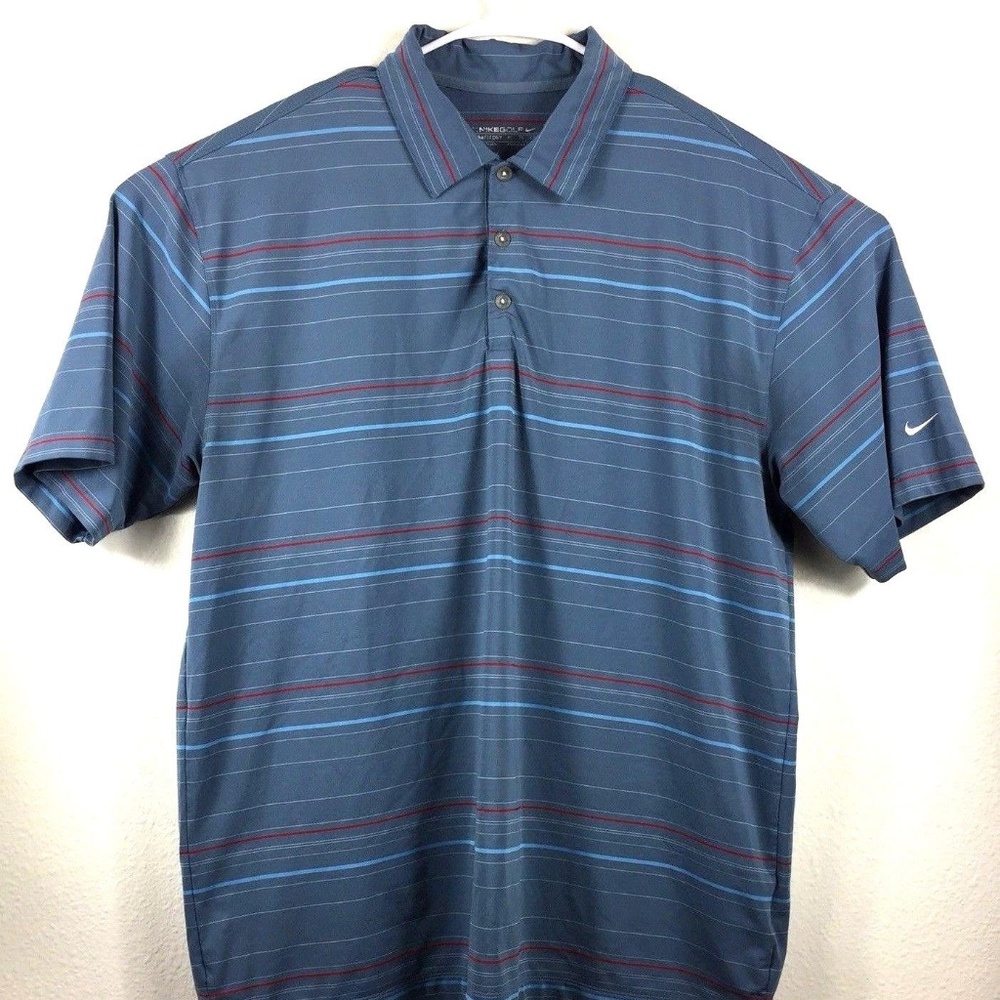 Nike Golf Fit Dry Men's Polo Stripe XL